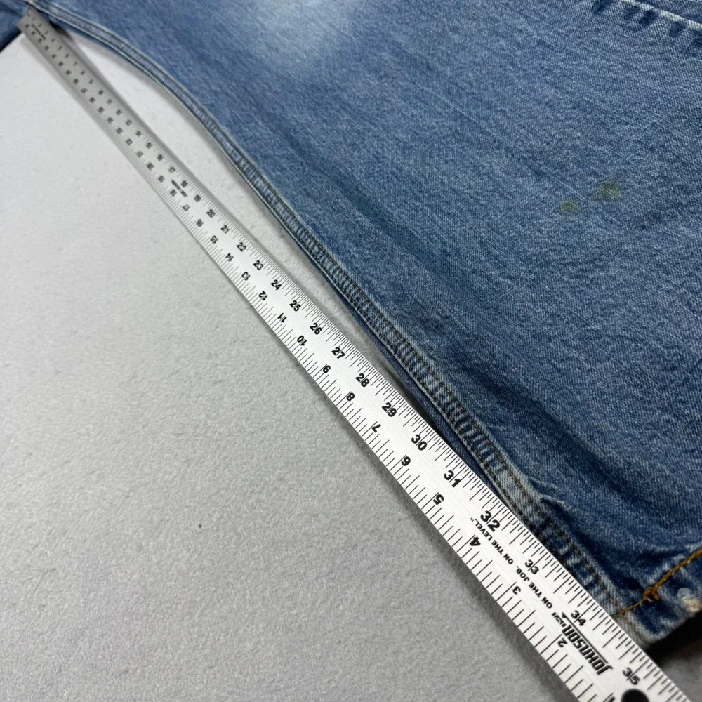 Levis Low Rise Bootcut Jeans Mens Blue Denim Medium Wash Cotton Pants‎